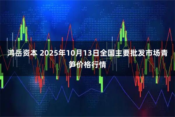 鸿岳资本 2025年10月13日全国主要批发市场青笋价格行情